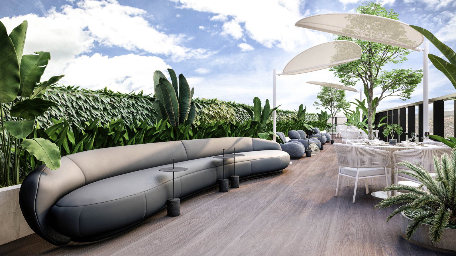 Terraço de convivência do WS Design
